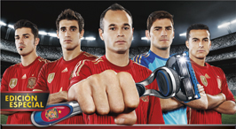 Gillette con la Selección Española de Fútbol